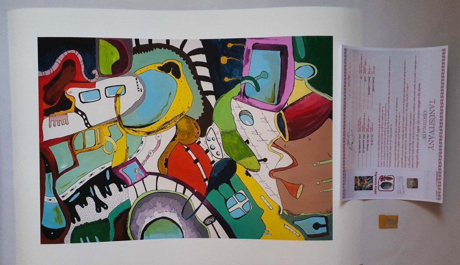 Gemälde: "Anna's Labyrinth" 50x70 cm – Neu und originalverpackt aus Kreuzlingen von eszanza 5