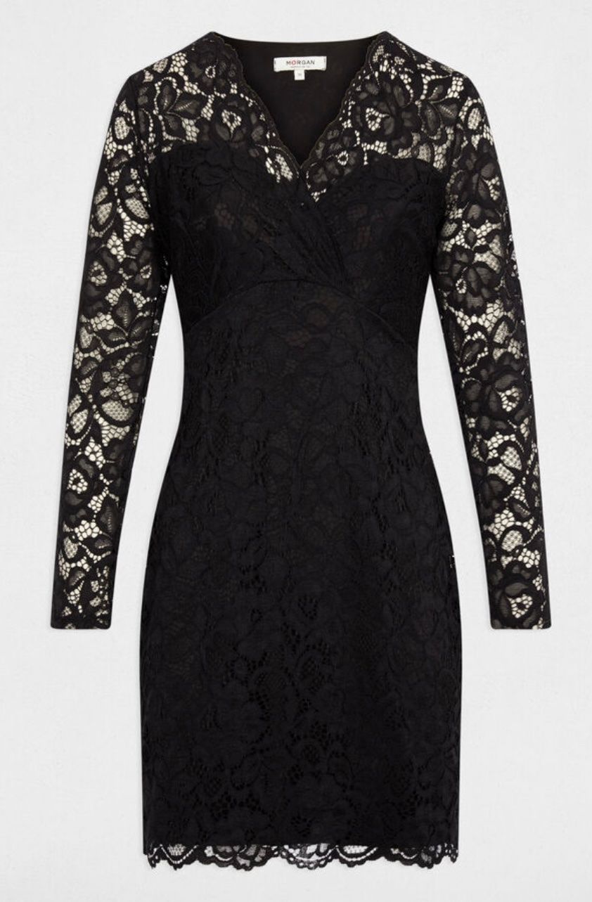Morgan Kleider: Robe noire en dentelle Morgan t. 40 – Neu (gemäss Beschreibung) aus Peseux von Gilloss 4