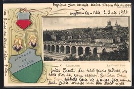Lausanne, Le Grand Pont, Wappen-Passepar