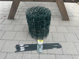 Neu! Zierzaun 40cm 10m Set NP:67-.
