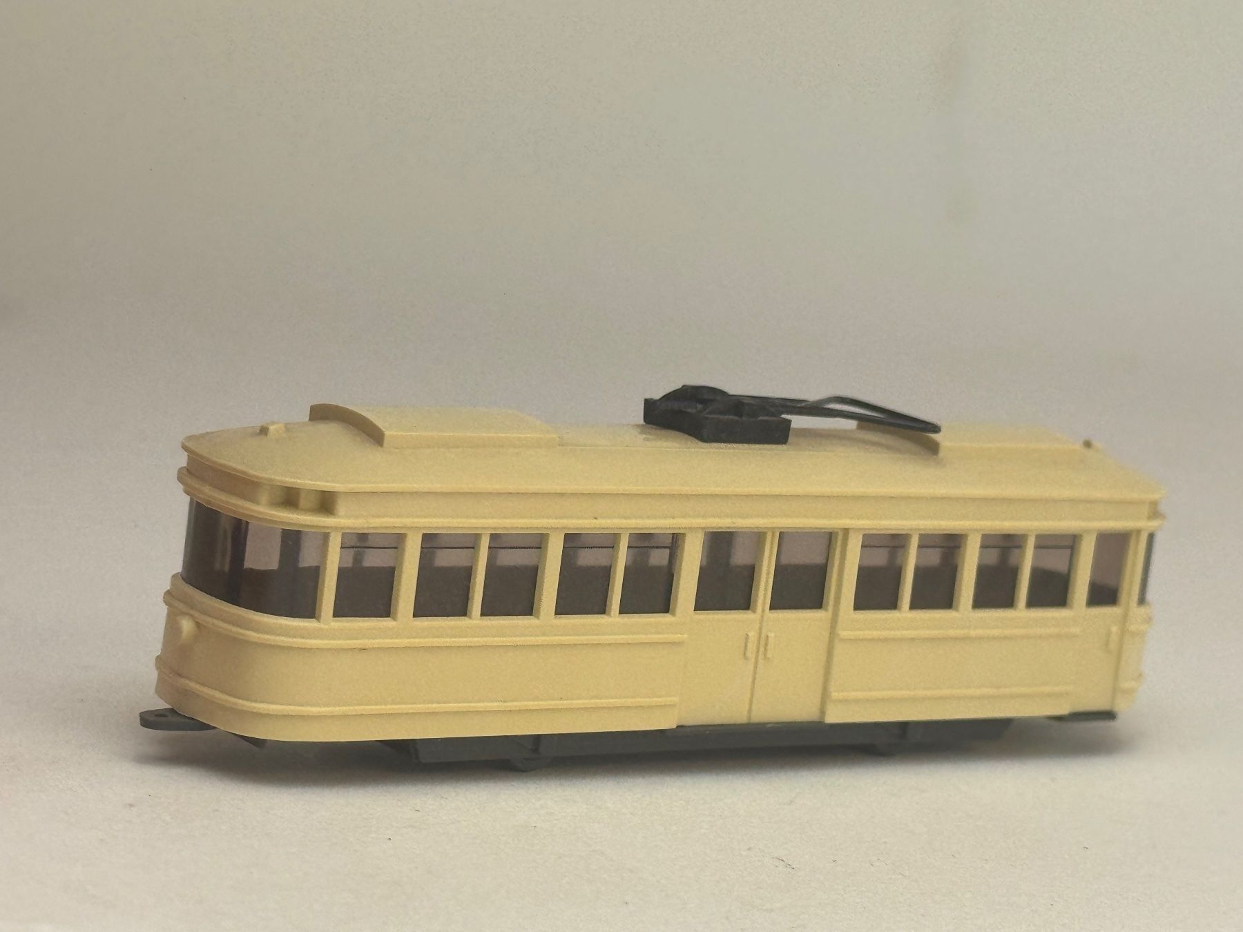 Wiking Modellini d'auto: HR--Wiking Strassenbahn Triebwagen Veteran hellbeige – Usato da Elm venduto da Wikmtz