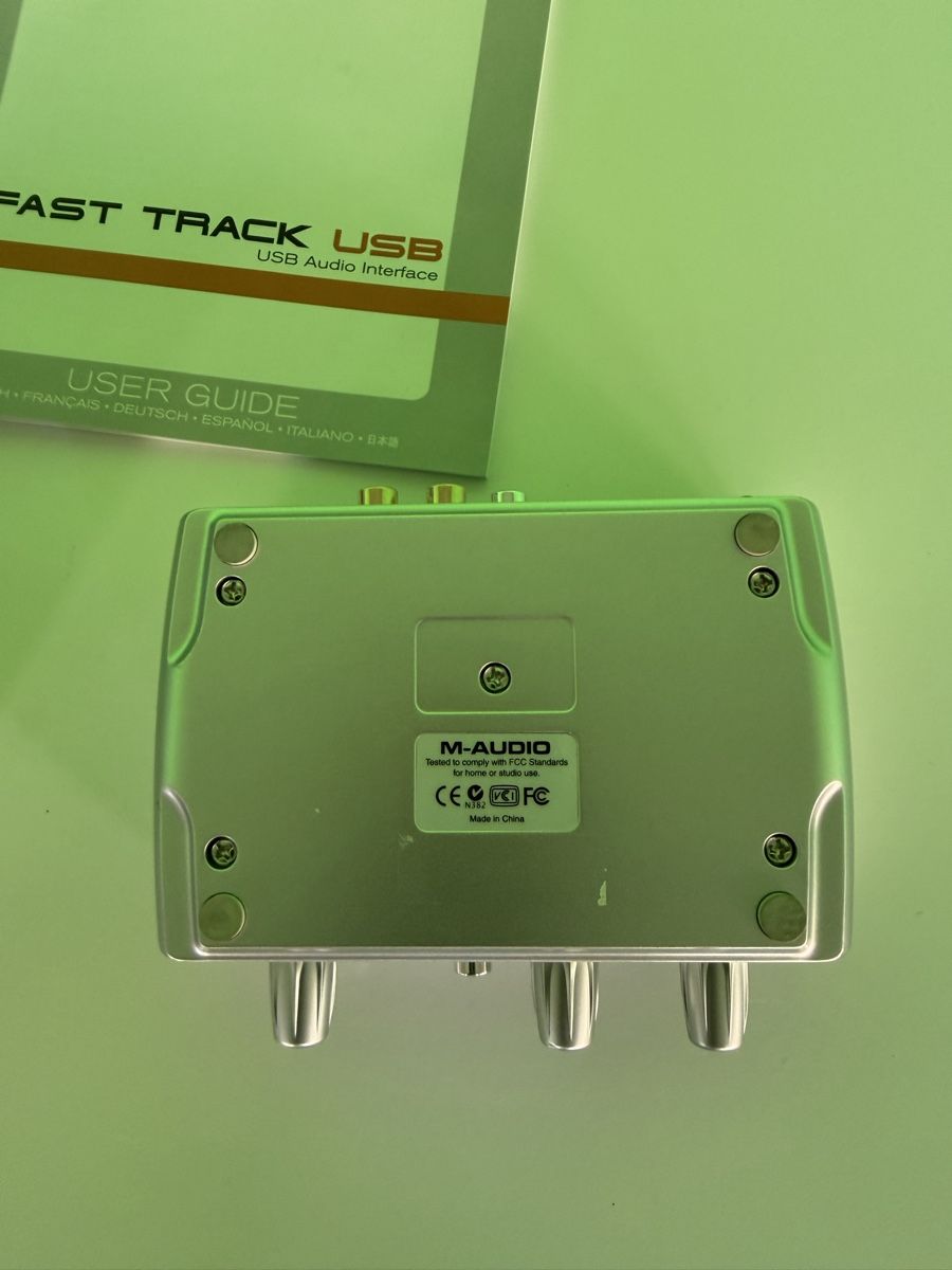 Musikinstrumente: M-Audio Fast Track USB Audio Interface gut erhalten – Gebraucht aus Nänikon von macqua 3