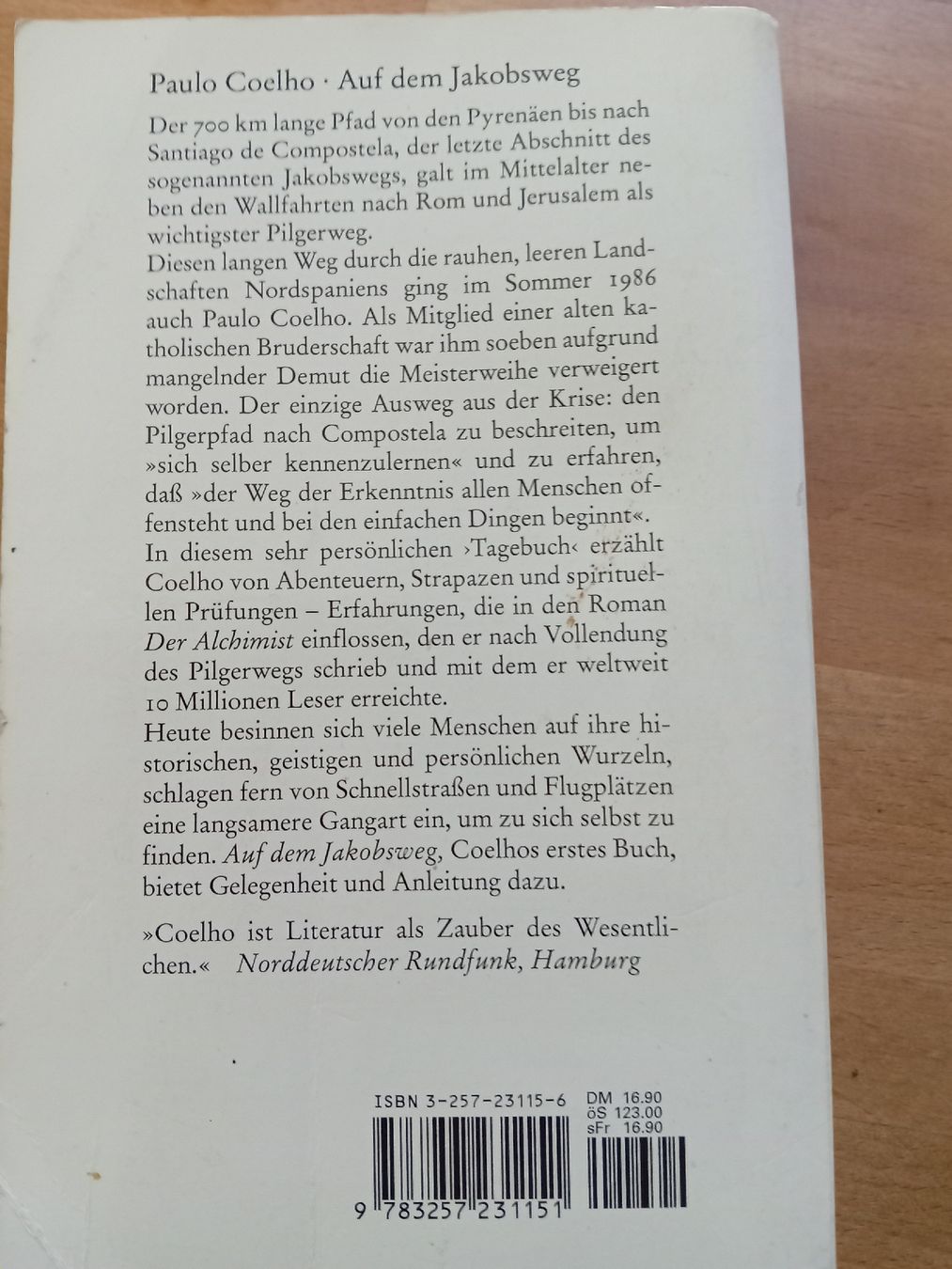 Bücher: Buch: Auf dem Jakobsweg – Gebraucht aus Witterswil von hele04 1