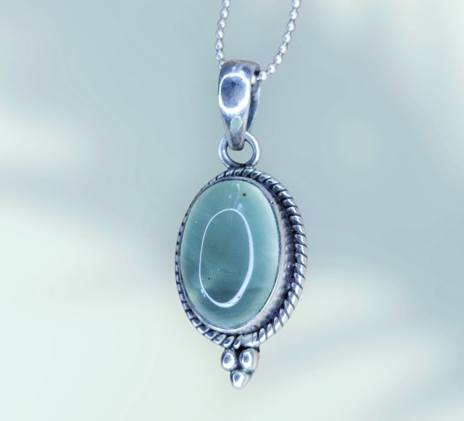 Catenine: Prehnit Halskette 925 Silber – Nuovo (secondo la descrizione) da Schwyz venduto da els_7cys 1