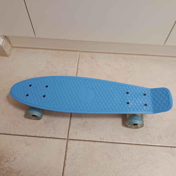 Skateboard Mini Cruiser Meteor - Tavola Completa Con Ruote PU E Cuscinetti ABEC-7 - Foto 3