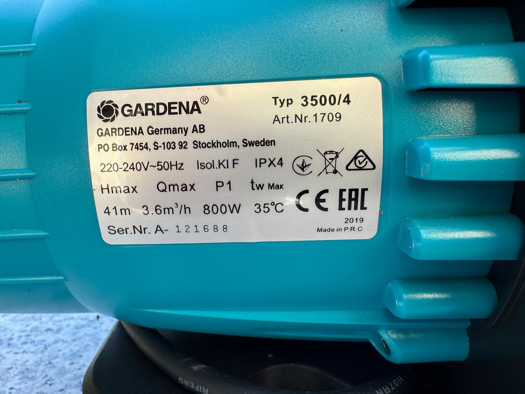 Gardena Pumpen & Teile: Gartenpumpe Gardena neu – Neu (gemäss Beschreibung) aus Oberrohrdorf von ker_5h67 5