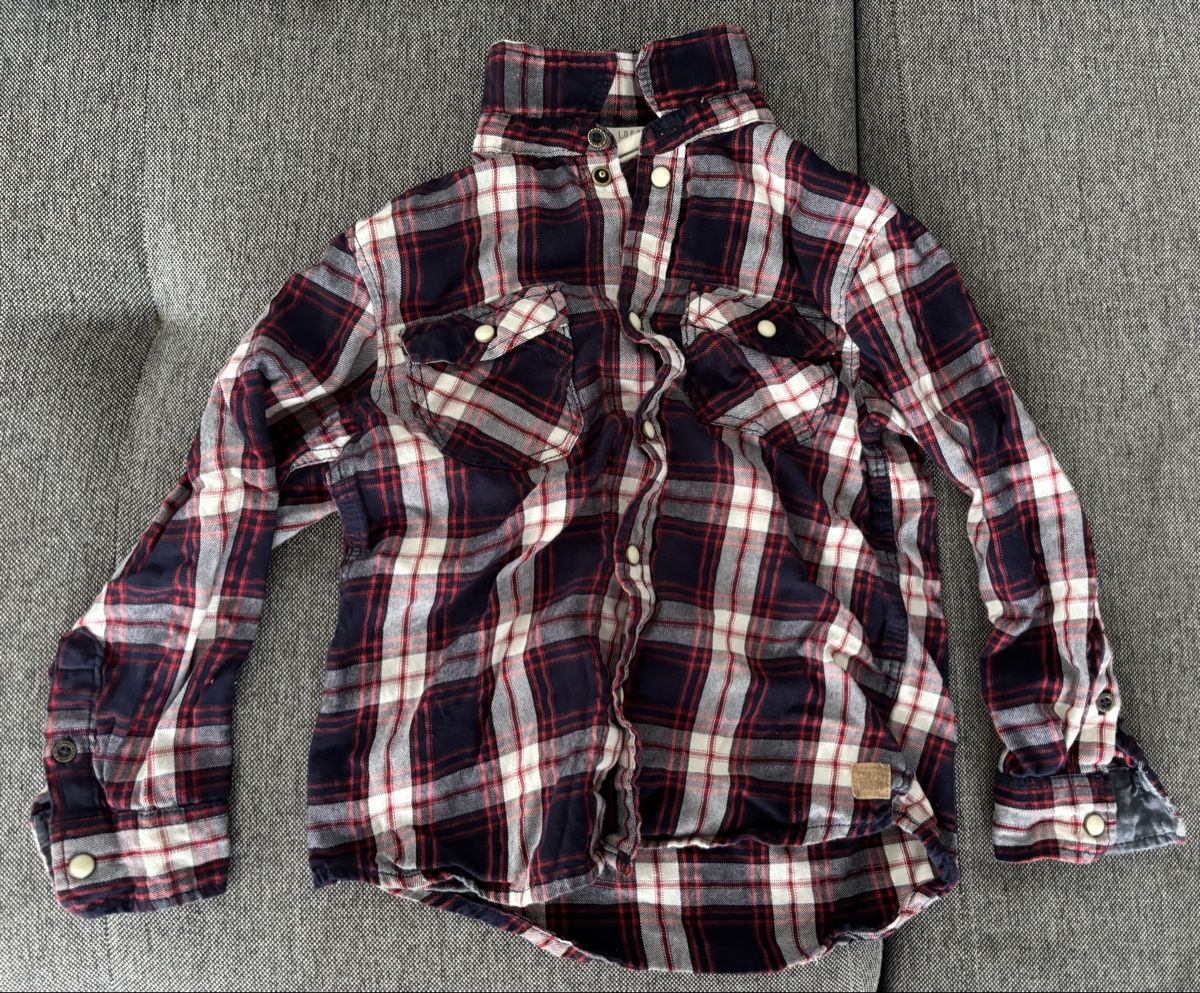 Blusen, T-Shirts & Tops: L.O.G.G. Kinder Hemd, Grösse 116, Kariert – Gebraucht aus Jegenstorf von Annina0506