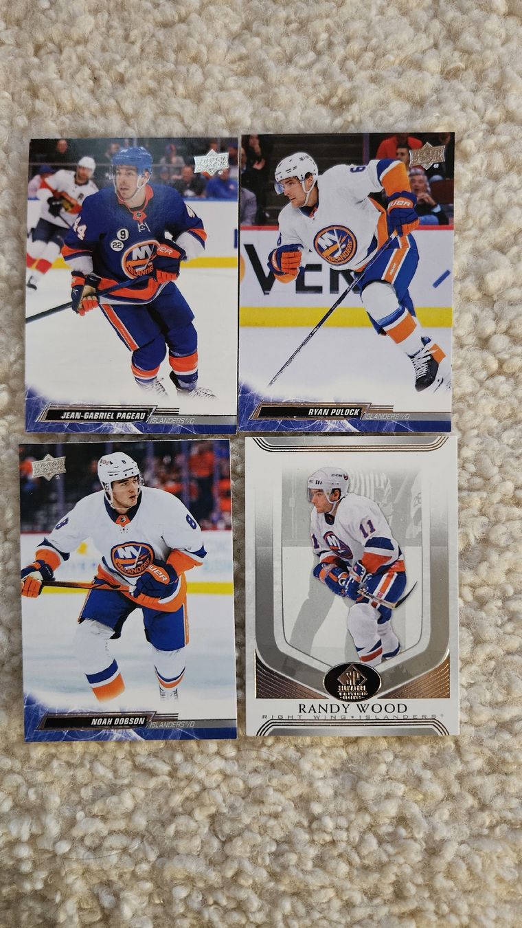 Carte collezionabili: ISLANDERS-PULOCK,PAGEAU,DOBSON,WOOD – Nuovo (secondo la descrizione) da Boltigen venduto da Calagero