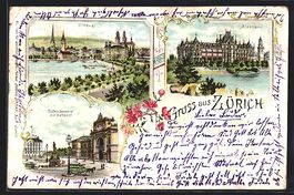 Litho Zürich, Uroquai, Alpenquai, Esche