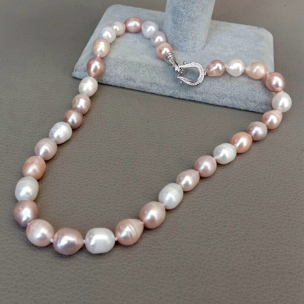 Catenine: Lua Perlen Kette Echte 1cm Collier Perle Vrai Halskette – Nuovo (secondo la descrizione) da Prilly venduto da ilyria73 4
