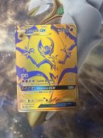 Pokémon Lunala GX 230 HP gold full art guter Zustand