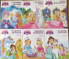 Lot de 6 livres Une, deux, trois... Princesses