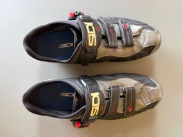 Schuh Rennvelo SIDI Genius schwarz/silber