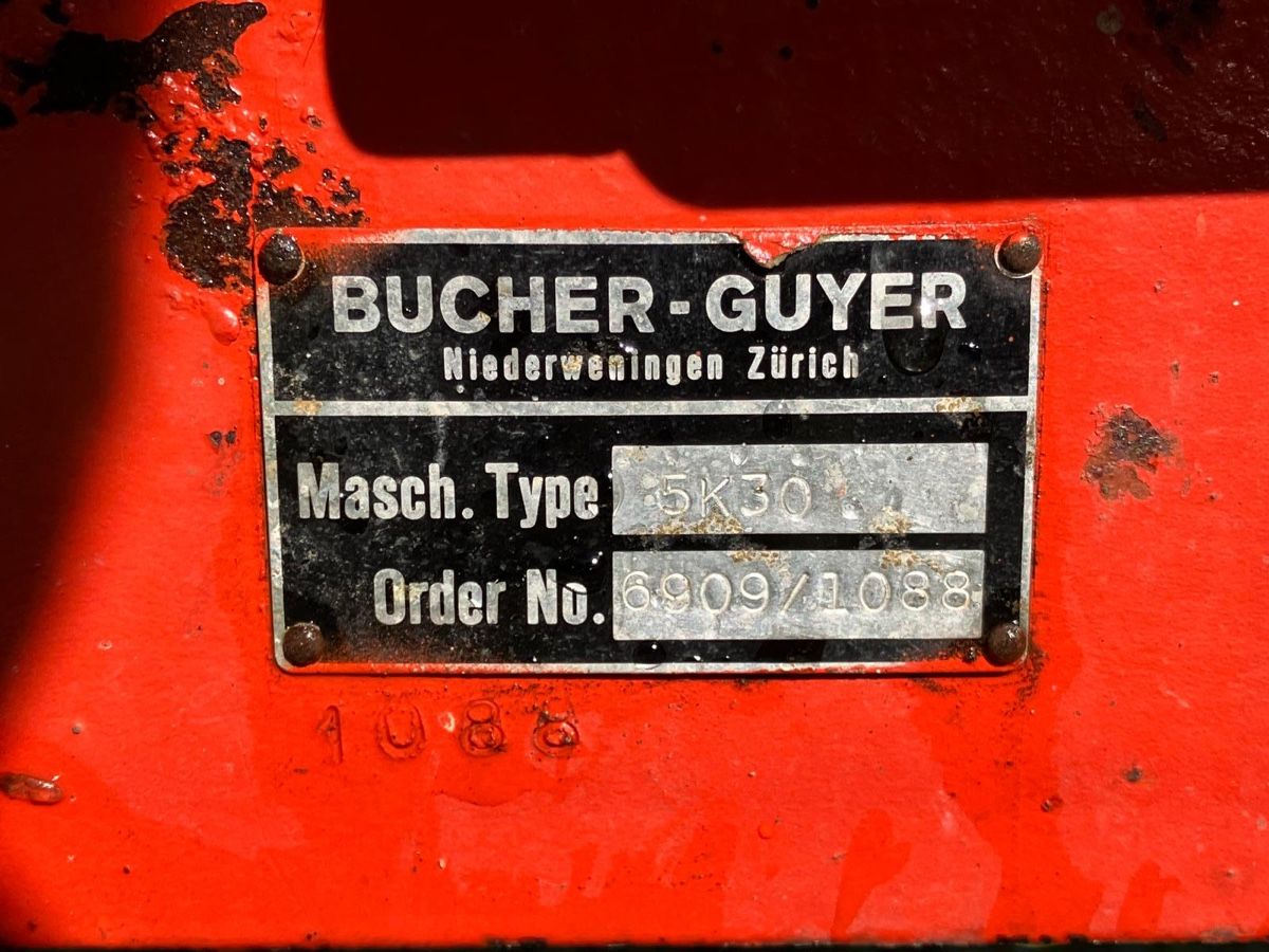 Bucher Trattori: Bucher k5 frische ab MFK – Usato da poschiavo venduto da Niko-7742 4