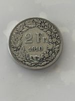 2 Franken 1910  sehr Rar