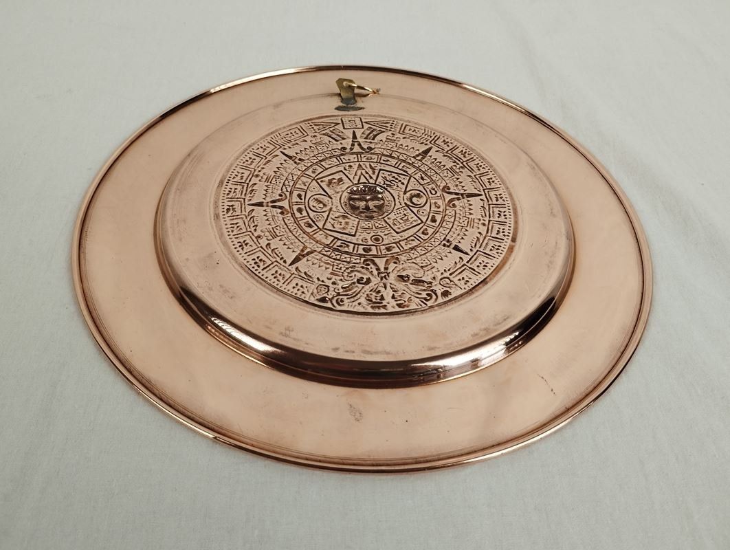 Tutte le decorazioni: Kupferteller mit Mayakalender-Sujet – Usato da Schübelbach venduto da Restwert_Schubelbach 2