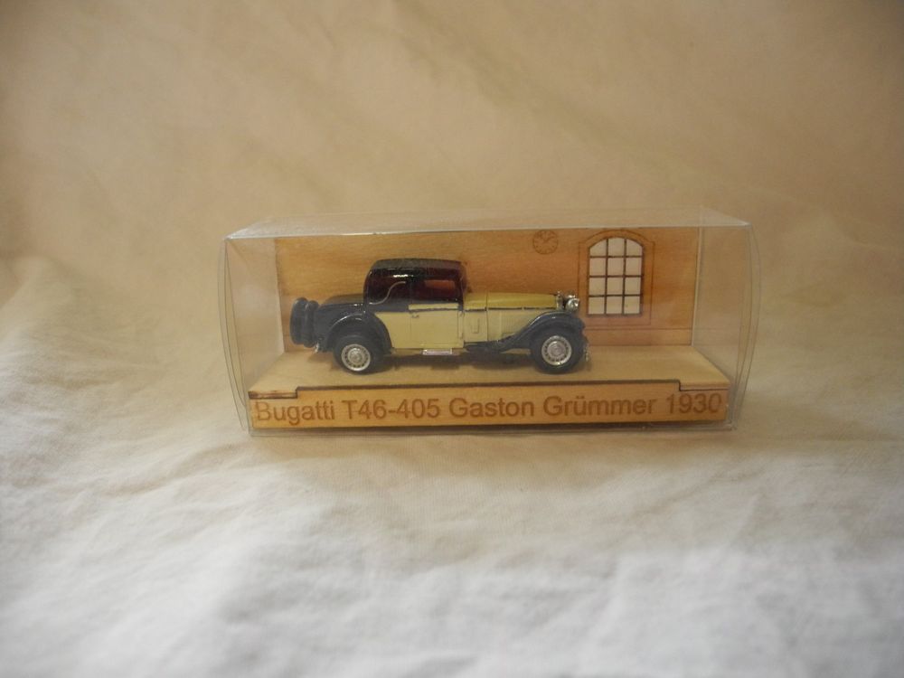 CARBAMODELLMOBIL BUGATTI T46-405 GASTON GRÜMMER 1:87 MIB (Neu und ...