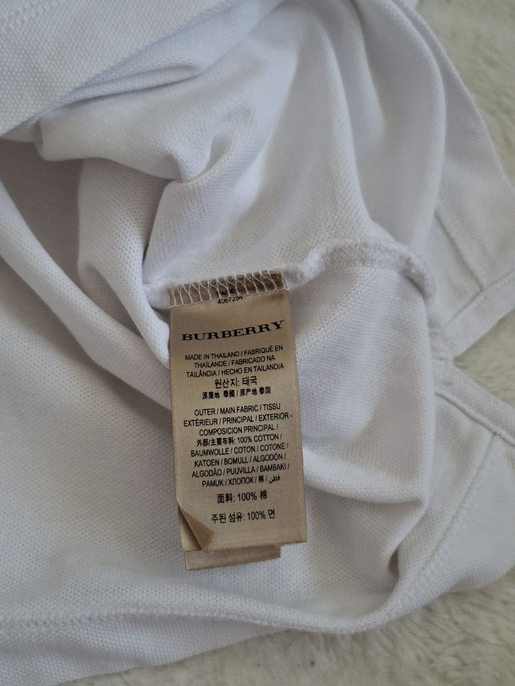 Burberry Polos: Polo Burberry blanc taille M – D'occasion à Renens VD par ser_j2fn 5
