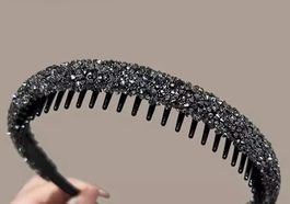 Glänzendes Kristall-Stirnband – Retro Damen-Haaraccessoire