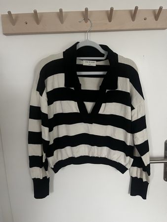 Jan N June Baumwollpullover, gestreift, Gr. S - Top!