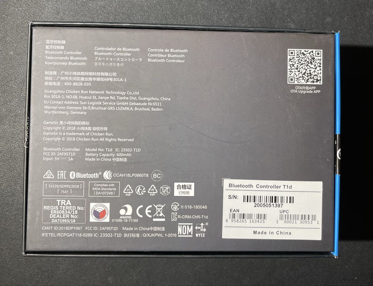 Controller: GameSir T1d Bluetooth Controller - Neuwertig! Schwarz – Nuovo (secondo la descrizione) da uster venduto da sector10 2