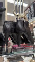 Chanel Leder Stiefeletten, Schwarz, Gr. 37 - Winter Sale!