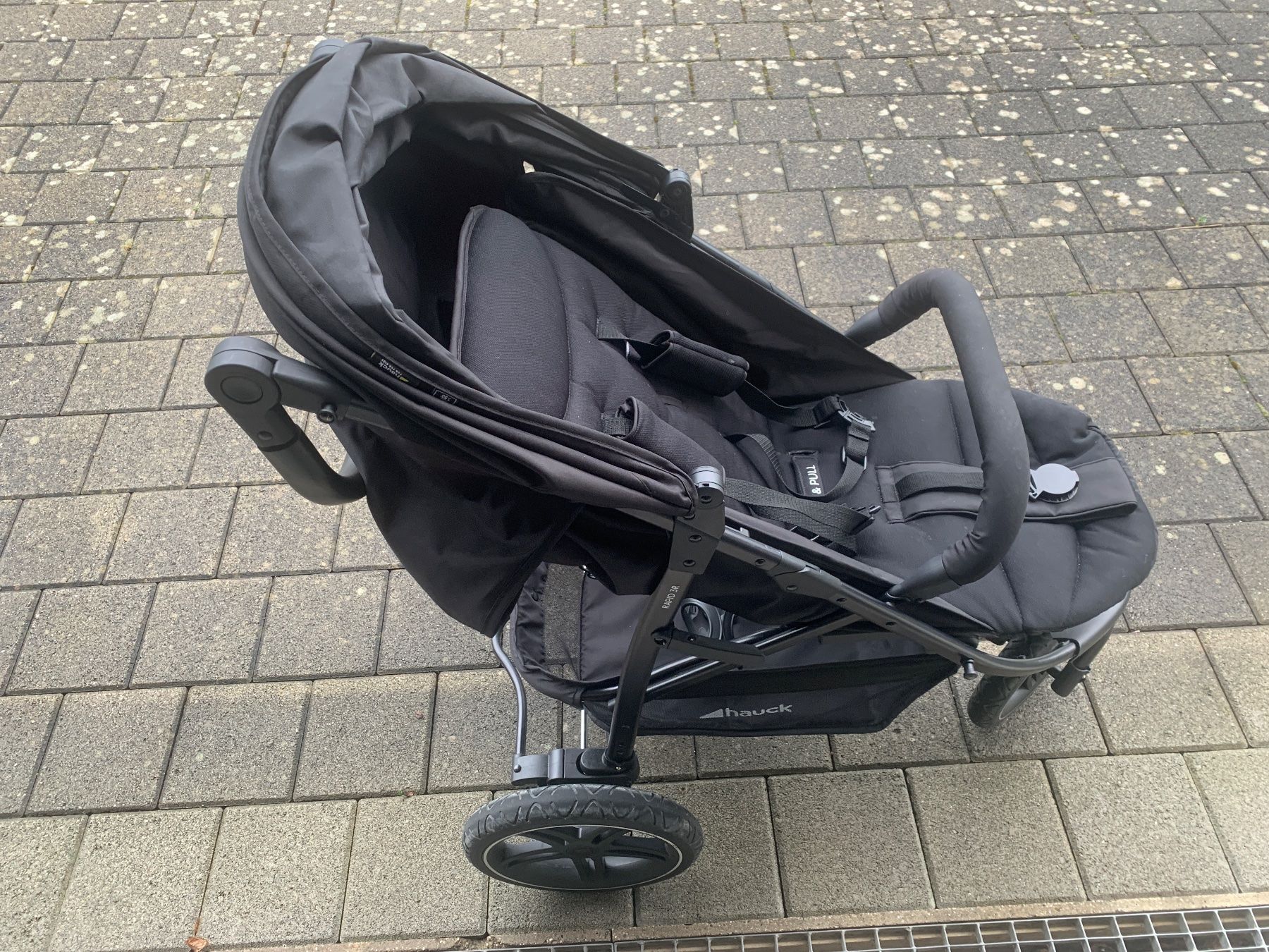 Sportkinderwagen Hauck Runner 2 , schwarz (Gebraucht) in Oberwil-Lieli fr  CHF 50  nur Abholung auf Ricardo kaufen