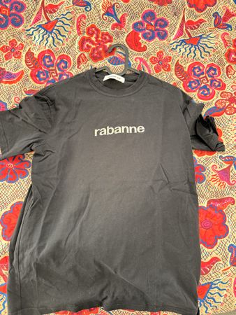 Rabanne T-Shirt Schwarz Grösse XS Top Zustand Sommerlich 45