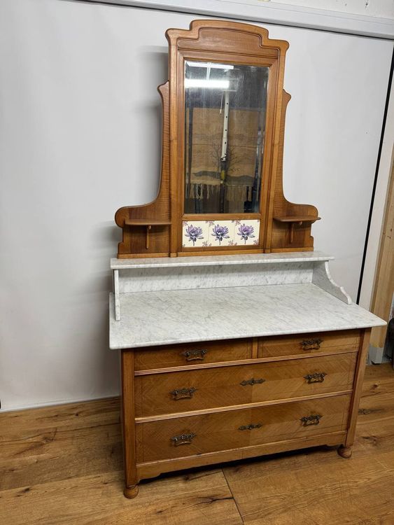 Antike Jugendstil Kommode mit Spiegel KL 1315 (Gebraucht) in Niederönz ...