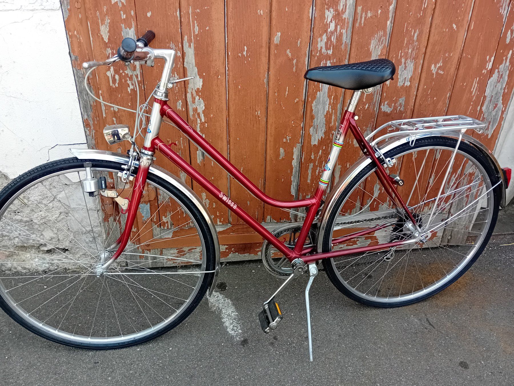 Swiss Velos: Damenvelo rot – Gebraucht aus Wegenstetten von 1000er 1