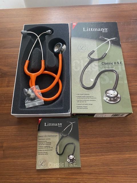 Littmann Medizinische Geräte: 3M Littmann Classic II S.E. Stethoskop Orange – Neu und originalverpackt aus Altendorf von piamaria66