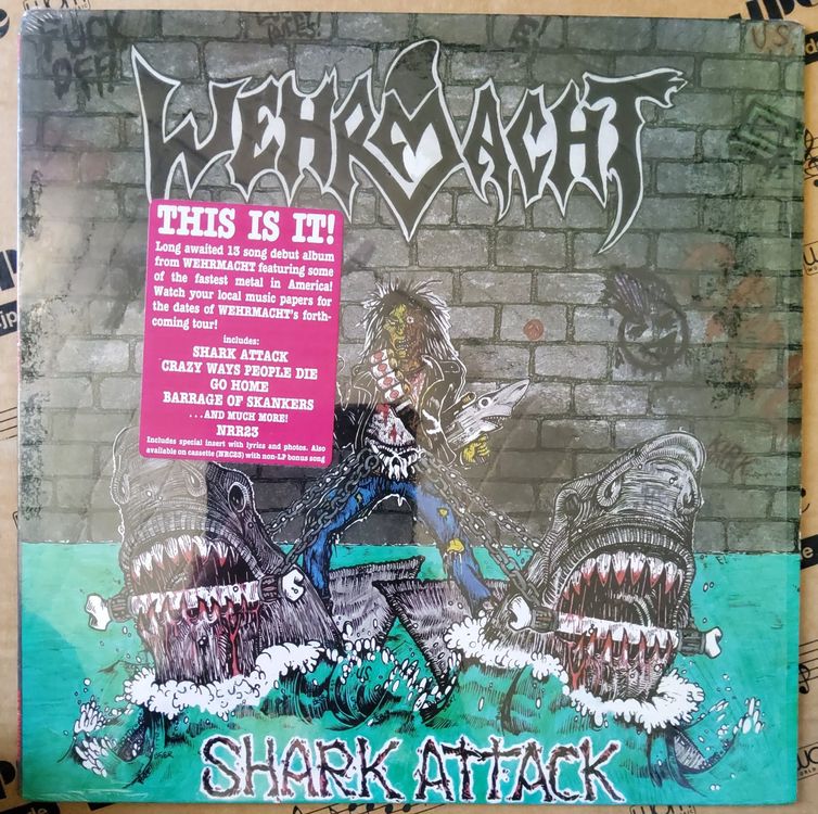 Wehrmacht – Shark Attack / Speed Metal / 1st US 1987 + OIS | Kaufen auf ...