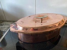 Kupfer-Fisch-Pfanne Sping Culinox 82 AISI