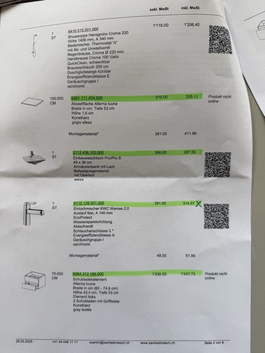 Alterna Mobili per bagno: Alterna Waschtisch Set – Nuovo (secondo la descrizione) da Amriswil venduto da deluxe_bad 5