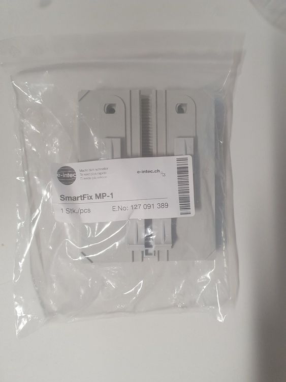 SmartFix MP1 Montageplatte (AP-Gehäuse an Gitterkanälen) (Neu und ...