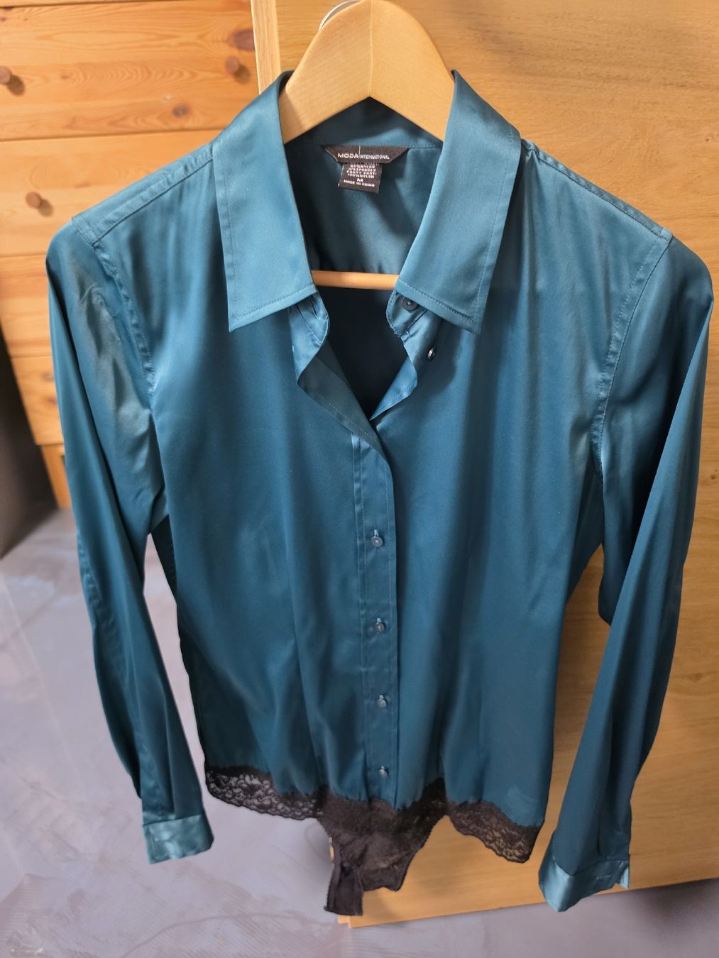 Camicette: Damen Body Bluse blau Grösse M  – Nuovo (secondo la descrizione) da Oberbipp venduto da tori17