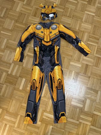 Bumblebee Transformer Kostüm, Grösse 128, inkl. Maske!