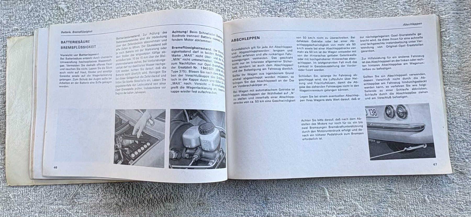 Opel Tutti i ricambio: BETRIEBSANLEITUNG OPEL MANTA AUSGABE 1970 – Usato da Ostermundigen venduto da crazy-horse-1840 4
