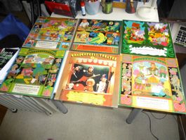 18 Kasperli- Schallplatten Zustand ok reinigungsbedürftig