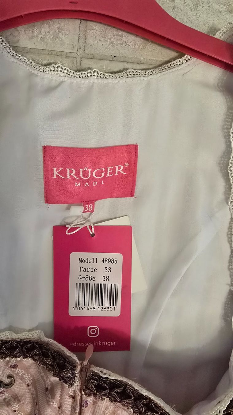 Costumi: Dirndl Krüger, Grösse 38 – Usato da Oeschgen venduto da schnemo77 1