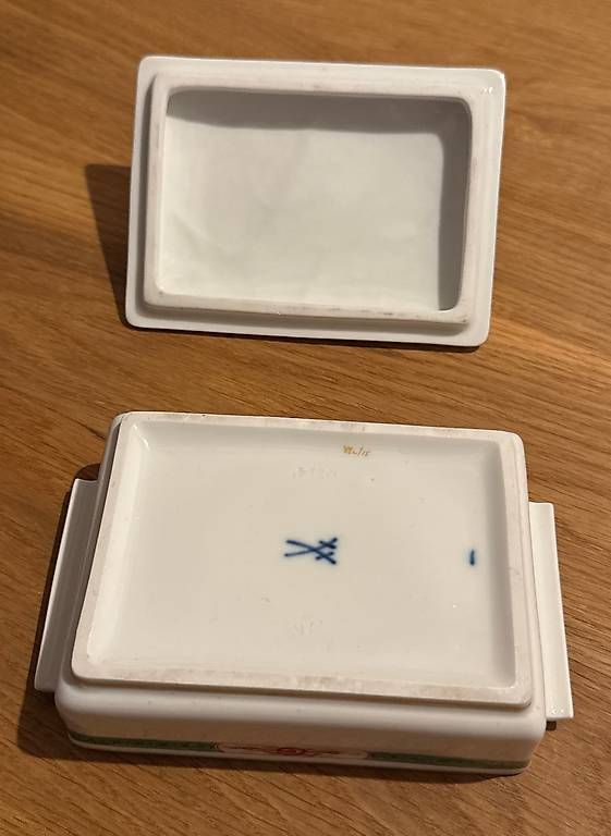 Zuccheriere: Meissen Dose grüner Mingdrache – Usato da Basel venduto da mar_nj7r 2