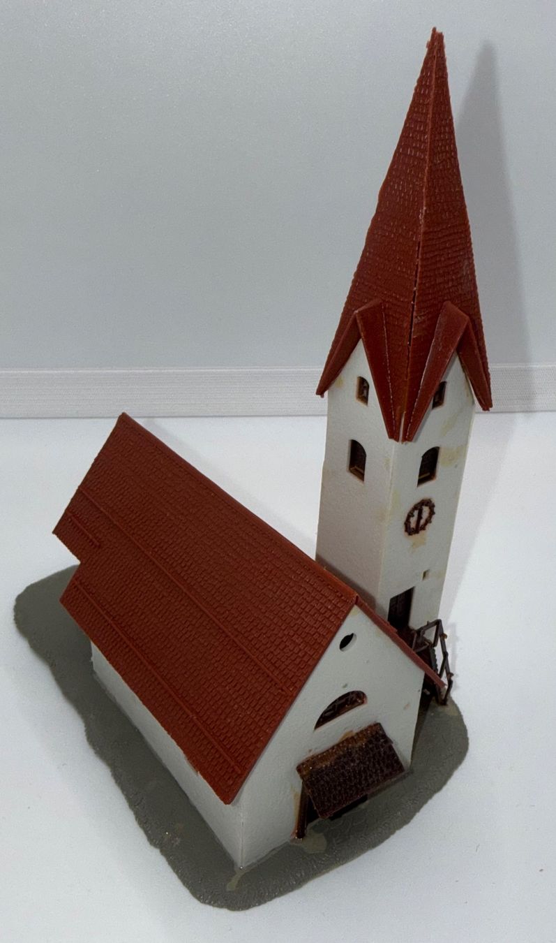 Modellini di ferrovie: Haus Spur N Kirche – Usato da Mühledorf BE venduto da ericgrunder_12 1