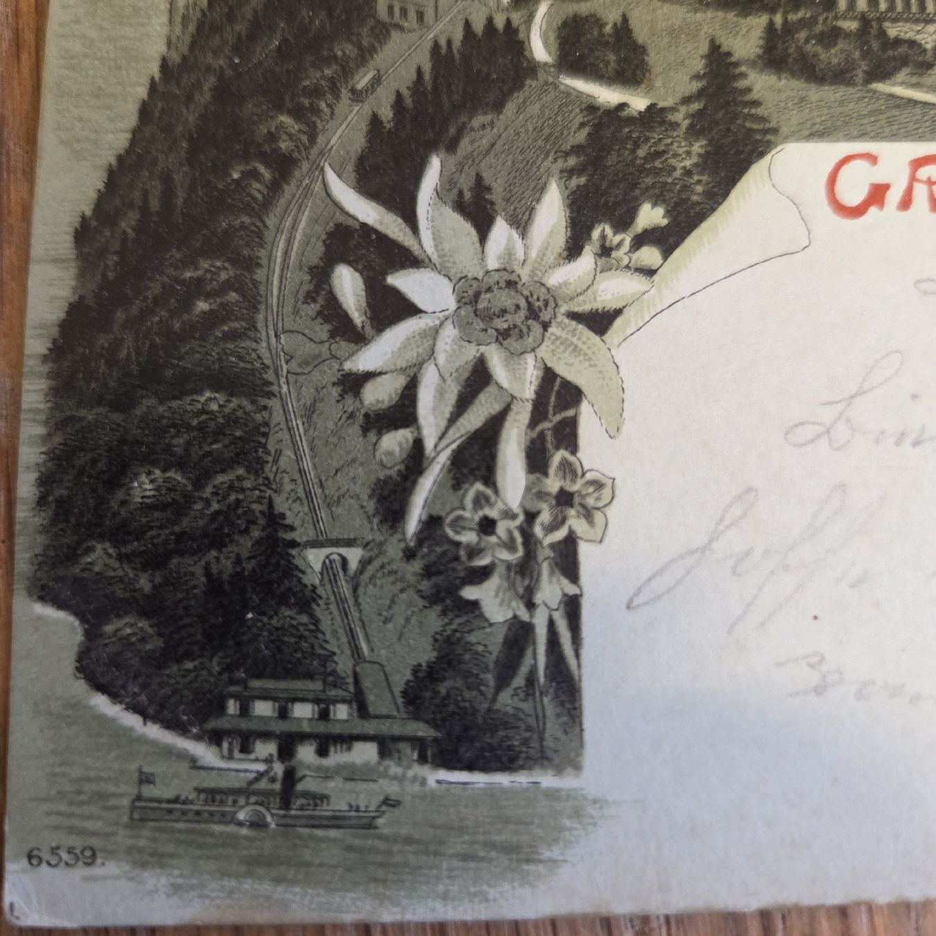 Ansichtskarten: Antike Ansichtskarte Bürgenstock mit Briefmarke, Top – Gebraucht aus Stans von Ducati16 8
