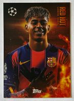 Sehr seltene Topps Red Hot Lamine Yamal Karte