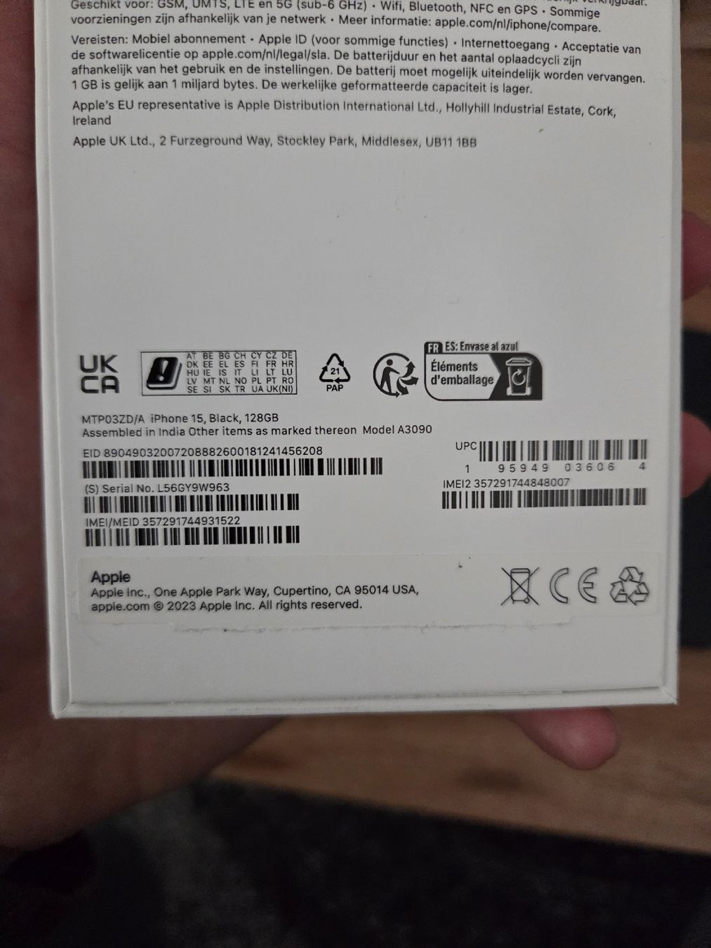 Apple Telefoni cellulari / Smartphones: iPhone 15 128GB 88% Akku schwarz – Nuovo (secondo la descrizione) da St. Gallen venduto da nico.schmid95 3