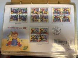 Gutes Album mit 53 Luxusbriefe Schweiz 2000 bis 2005
