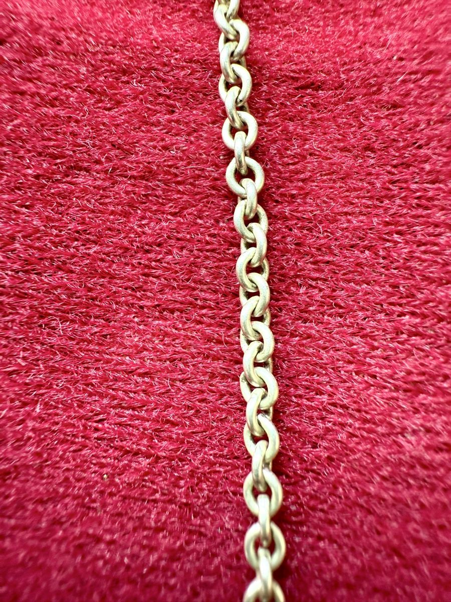 Catenine: Halskette aus Silber, grobgliederig – Usato da Schattenhalb venduto da Oodaaq 1