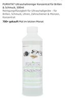 Purivita Ultraschallreiniger Konzentrat 500ml neu