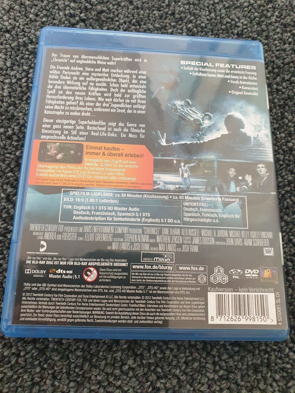 Alle DVDs: CHRONICLE – Gebraucht aus Ruswil von jan_bxl5 1