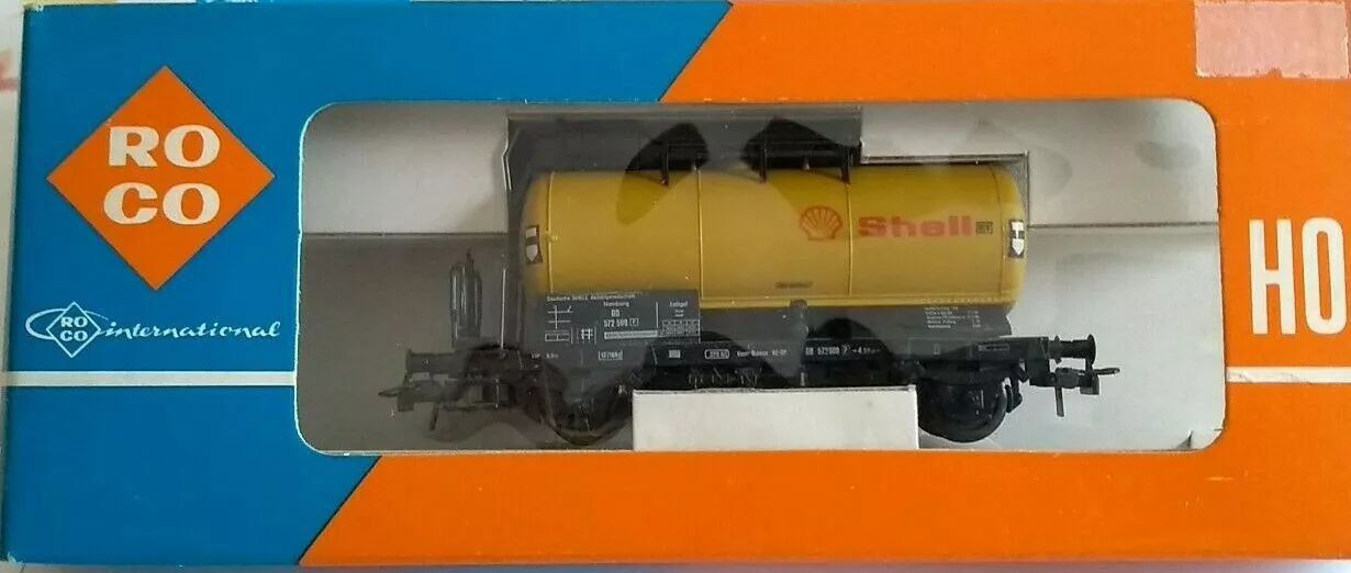 Roco Modelleisenbahnen: Roco H0 4337B DB Kesselwagen Shell mit OVP – Gebraucht aus Brüttisellen von Ereich 5